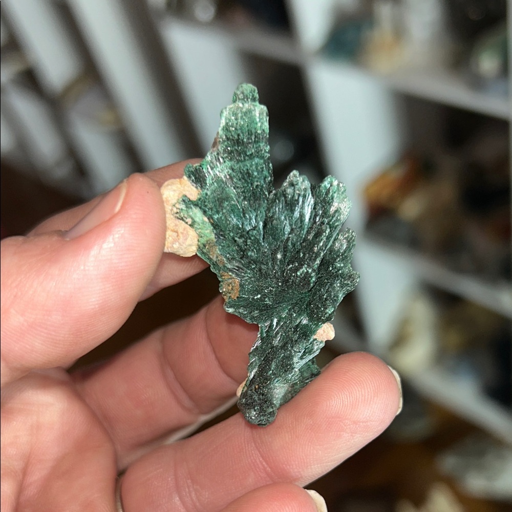 Malachite Spray Mineral Specimen